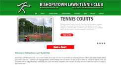 Desktop Screenshot of bishopstownlawntennisclub.com